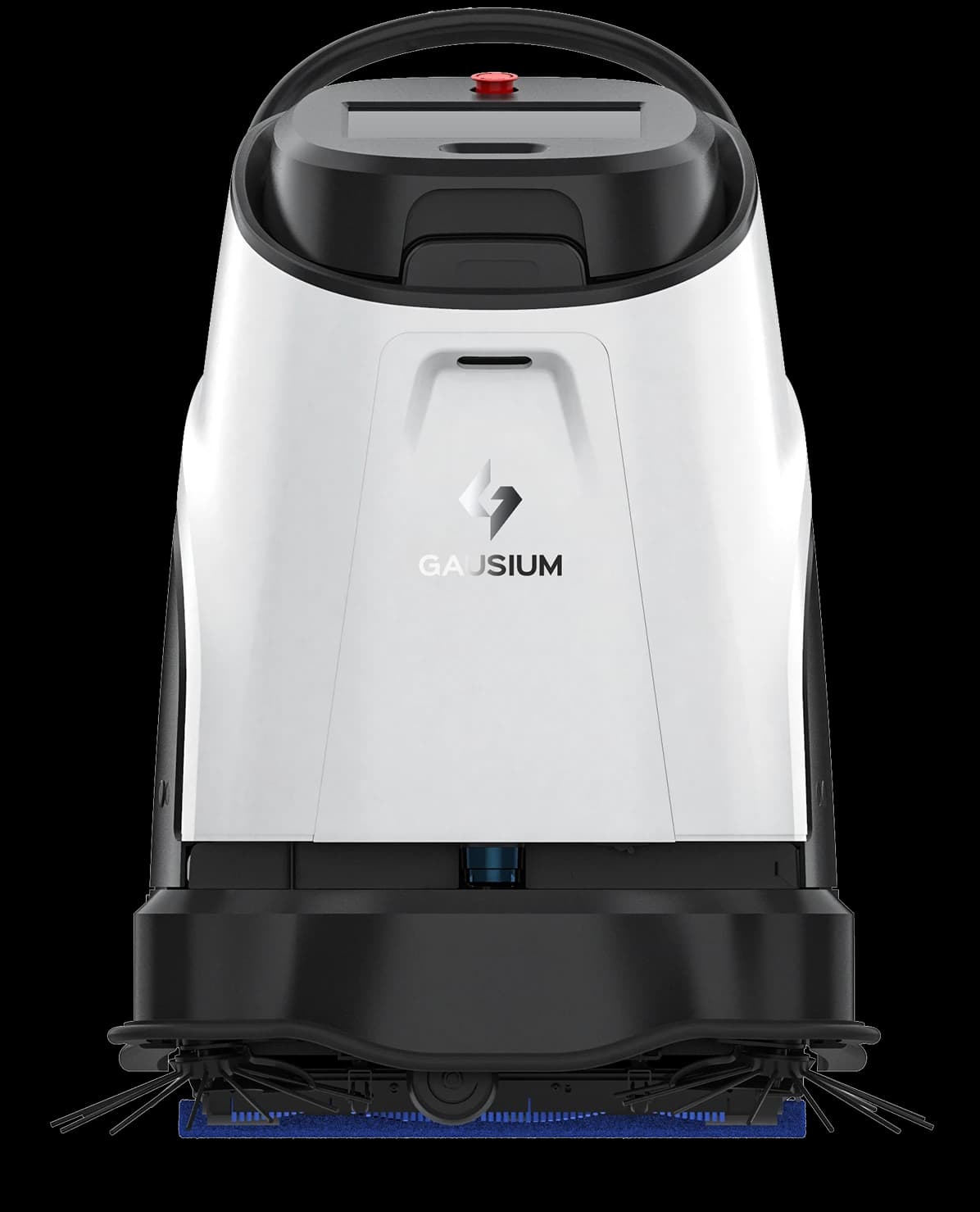 Gausium Vacuum 40 autonomer Saugroboter, freigestellte Frontalansicht