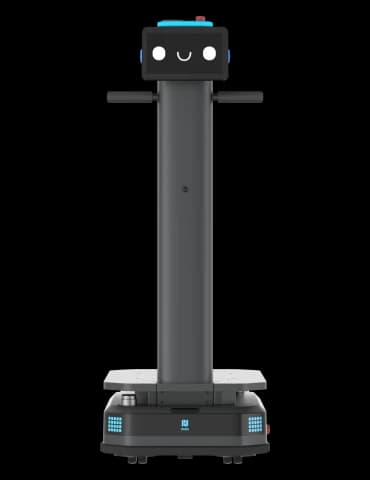 Pudu T300 Schwerlast-Logistikroboter mit offener Ladefläche, freigestellte Ansicht